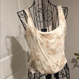 Blouse styled tank top